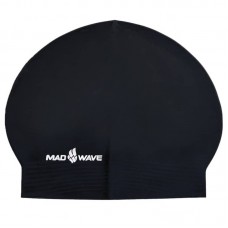 Шапочка для плавання MadWave Solid Soft, чорний, код: M056502_BK