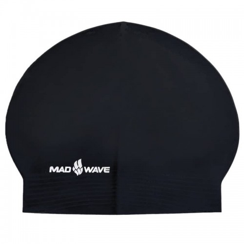 Шапочка для плавання MadWave Solid Soft, чорний, код: M056502_BK