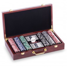 Набір для покеру в MDF валізі PlayGame Las Vegas 410х220х85 мм, код: W300N-S52
