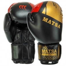 Боксерські рукавиці Matsa 8 унцій, чорний, код: MA-7301_8BK Боксерські рукавиці Matsa 8 унцій, чорний, код: MA-7301_8BK