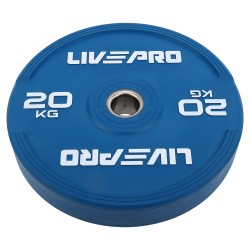 Бамперний диск гумовий LiveUp ø50.5мм, 20кг, синій, код: LP8332-20