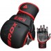 Рукавиці для ММА (Греплінгові рукавички) RDX F6 Kara Matte Red Plus L/XL, код: GSR-F6MR-L/XL+