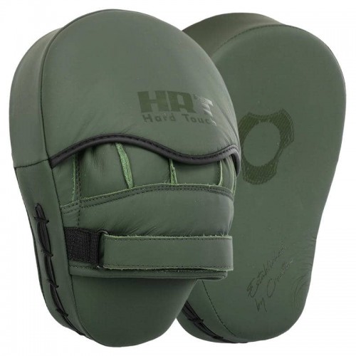 Лапа вигнута для боксу та єдиноборств Hard Touch 190x50x250 мм, 2шт, оливковий, код: BO-4231_OL