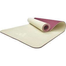 Килимок для йоги Adidas Double Sided Yoga Mat 1760х610х6 мм, бежевий-темно-рожевий, код: 885652022491 Килимок для йоги Adidas Double Sided Yoga Mat 1760х610х6 мм, бежевий-темно-рожевий, код: 885652022491