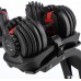 Набір гантелей регульованої системи UnderFit 2х24 кг + підставка , код: M-13280719-IN