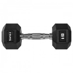 Гантель HMS Hex Pro 1х6 кг, код: 5906727001380-IN