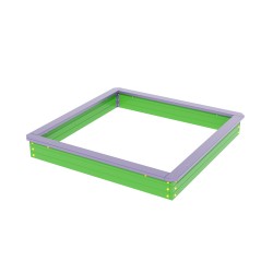 Пісочниця велика дерев"яна Miros 2450х2450х340 мм, код: DIO201.3