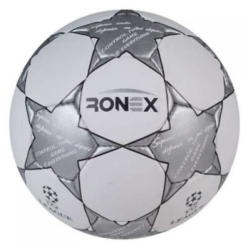 М"яч футбольний Ronex Grippy FN2 №5, сірий, код: RXG-F2-GY-WS М"яч футбольний Ronex Grippy FN2 №5, сірий, код: RXG-F2-GY-WS