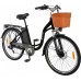 Електровелосипед міський DYU C6 (350 Вт; 12,5 А/год; 36 В), колеса 26", з ручкою газу, чорний, код: DYU-C6-black