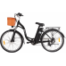 Електровелосипед міський DYU C6 (350 Вт; 12,5 А/год; 36 В), колеса 26", з ручкою газу, чорний, код: DYU-C6-black