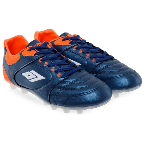 Бутси футбольні Aikesa розмір 41 (26см), синій-помаранчевий, код: S-11_41BLOR