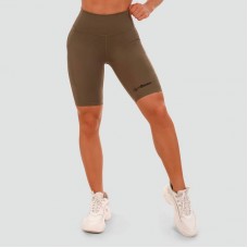 Шорти жіночі GymBeam Biker Olive XXL, оливковий, код: 8586024627413