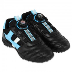 Сороконіжки футбольні дитячі Guanjunbao розмір 38, чорний-синій, код: D01-32-38-1_38BK