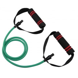 Трубчастий еспандер для фітнесу з ручками U-Powex Latex resistance tube 20LB (9 кг.), зелений, код: UP_1001_20LB_Green Трубчастий еспандер для фітнесу з ручками U-Powex Latex resistance tube 20LB (9 кг.), зелений, код: UP_1001_20LB_Green