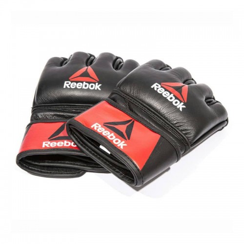 Рукавички MMA Reebok M шкіряні, код: RSCB-10320RDBK