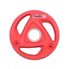 Диск олімпійський HouseFit OR-102-5, 5 кг, червоний, код: К00010980