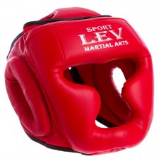 Шолом боксерський Lev L червоний, код: LV-4294_LR