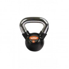 Гиря LiveUp Rubber Kettel Dumbell 4 кг, чорний, код: 6951376139600