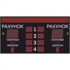 Табло для волейболу LedPlay (3000х1600), код: VOL3524 Табло для волейболу LedPlay (3000х1600), код: VOL3524