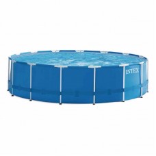 Круглий каркасний басейн Intex Metal Frame Pool, 4570х1220 мм, код: 28242-IB