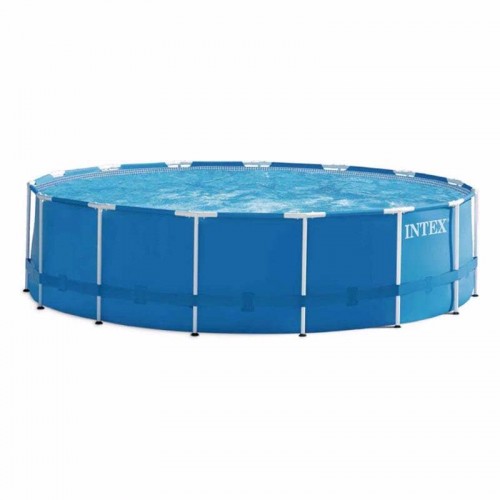 Круглий каркасний басейн Intex Metal Frame Pool, 4570х1220 мм, код: 28242-IB