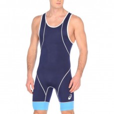 Трико борцівське Asics Wrestling Single XS, синій, код: 8719021639558