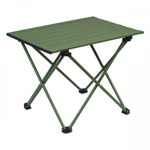 Стіл туристичний Camping алюміній, 430х400х410мм, чохол, зелений, код: HX-52GR-WS Стіл туристичний Camping алюміній, 430х400х410мм, чохол, зелений, код: HX-52GR-WS