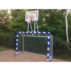Ворота для міні футболу і гандболу з баскетбольним щитом PlayGame, код: SS00410-LD