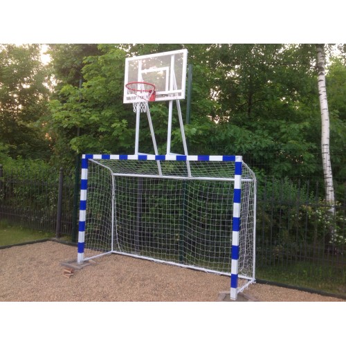 Ворота для міні футболу і гандболу з баскетбольним щитом PlayGame, код: SS00410-LD