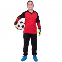 Форма воротаря дитяча PlayGame розмір 24, зріст 135-140, 9-10років, червоний, код: CO-7607B_24R