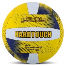 М"яч волейбольний Composite Leather Hard Touch №5, жовтий-синій, код: VB-4049_Y