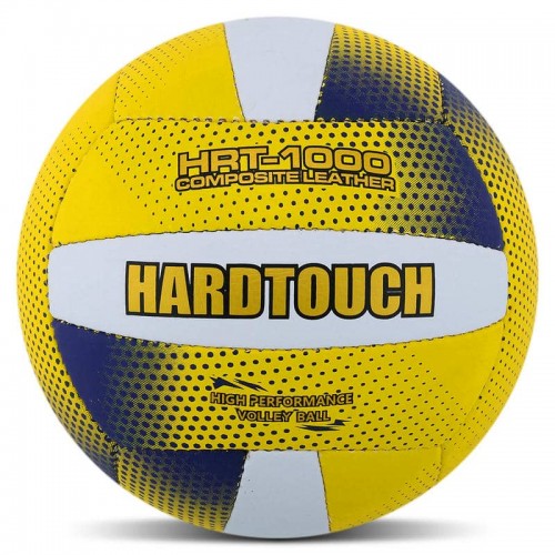 М"яч волейбольний Composite Leather Hard Touch №5, жовтий-синій, код: VB-4049_Y