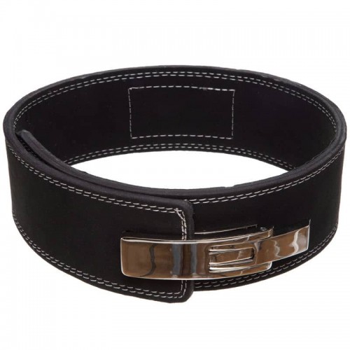 Пояс для пауерліфтингу шкіряний Zelart ширина 10см XXL чорний, код: SB-165175_XXL-S52