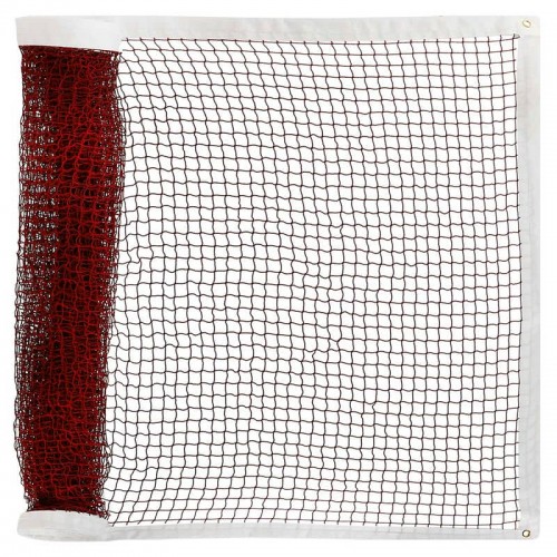 Сітка для бадмінтону Longfa 6100x760 мм, товщина 0,7 мм, червоний-білий, код: C-8980