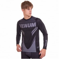 Рашгард з довгим рукавом Venum 2XL (50-52), чорний-сірий, код: 9522_2XLBKGR