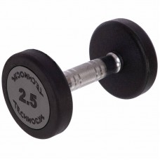 Гантель цільна професійна TechnoGym 1х2, 5кг, код: LN-1254-2_5-S52 Гантель цільна професійна TechnoGym 1х2, 5кг, код: LN-1254-2_5-S52