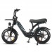 Електровелосипед Ouxi Robust Q8 (750 Вт; 20 А*год; 48 В), колеса 20", чорний, код: Ouxi-Q8