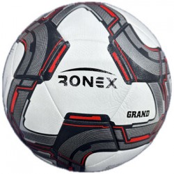 М"яч футбольний гібридний Ronex Grand №5, сірий, код: PHG202309-WS