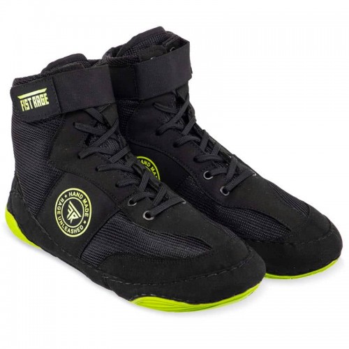 Борцівки Fistrage розмір 35 (21,5 см), чорний-зелений, код: VL-8484_35BK