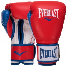 Рукавички боксерські Everlast Powerlock 14 унцій, червоний-синій, код: EVP00000729-S52