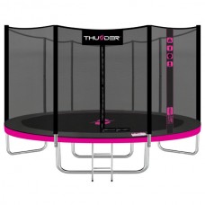 Батут Thunder Outside Pro 12FT (366 см) рожевий, код: Outside-PRO-12FT-PINK-IN