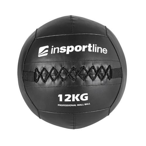 Медичний м"яч Insportline Walbal SE 12 кг, чорний, код: 22216-IN