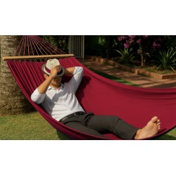 Монотонний гамак з планкою WCG Wish двомісний XXL 2000х1500 мм, червоний, код: HW-08R-2-IF Монотонний гамак з планкою WCG Wish двомісний XXL 2000х1500 мм, червоний, код: HW-08R-2-IF