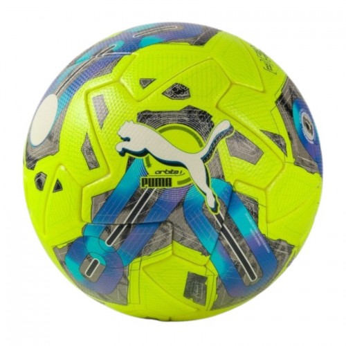 М"яч футбольний Puma Orbita 1 TB FQP жовтий-синій-сірий 5, код: 4065449750554