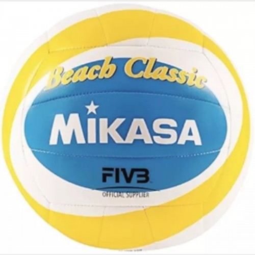 М"яч для пляжного волейболу Mikasa BV543C-VXB-YSB №5, білий-жовтий-синій, код: 4907225881451 М"яч для пляжного волейболу Mikasa BV543C-VXB-YSB №5, білий-жовтий-синій, код: 4907225881451