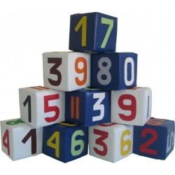 Набір кубиків Цифри різнокольорові Tia-Sport, код: sm-0374