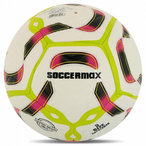 М"яч футбольний Hybrid Soccermax №5 PU, білий, код: FB-4167_W