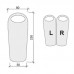 Спальний мішок Terra Incognita Siesta Long 100 Right 2300х800 мм, помаранчевий, код:  4823081501534-SR