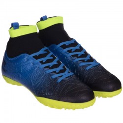 Сороконіжки футбольні Pro Action, розмір 43 (28,5см), синій-чорний-жовтий, код: PRO-823-25_43BL Сороконіжки футбольні Pro Action, розмір 43 (28,5см), синій-чорний-жовтий, код: PRO-823-25_43BL