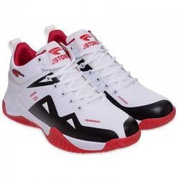 Кросівки для баскетболу Jdan Jstong розмір 40 (25см), білий-червоний, код: OB-937-4_40WR